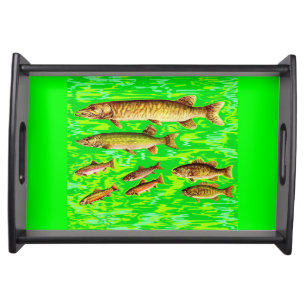 too many fish in the sea serving tray