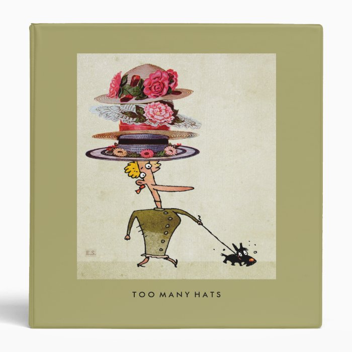 Too Many Hats 1.5" Binder