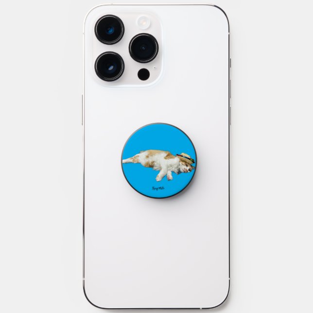 Too Many Meowgaritas PopSocket  (Front)