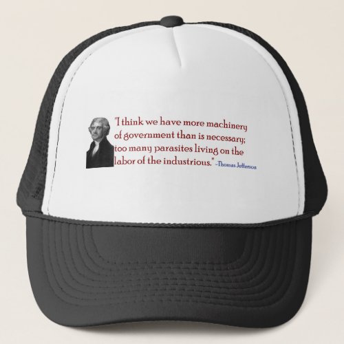 Too Many Parasites _ Jefferson Quote Hat