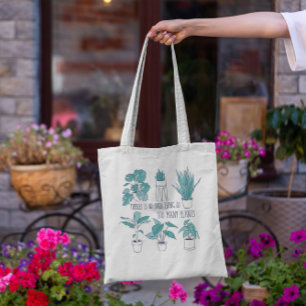 Too Many Plants Tote Bag  