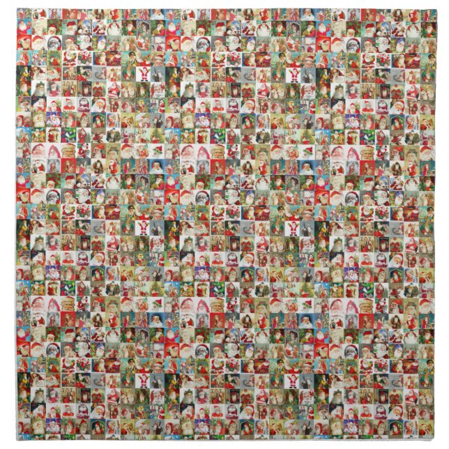 Too Many Santas Napkin (Front)