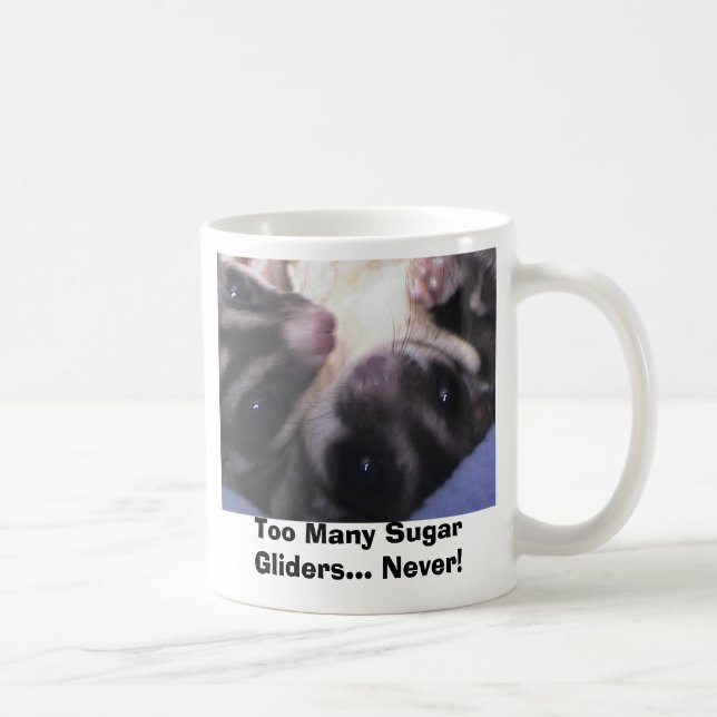 Too Many Sugar Gliders... Coffee Mug (Right)