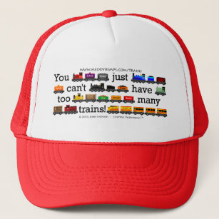Too Many Trains Trucker Hat