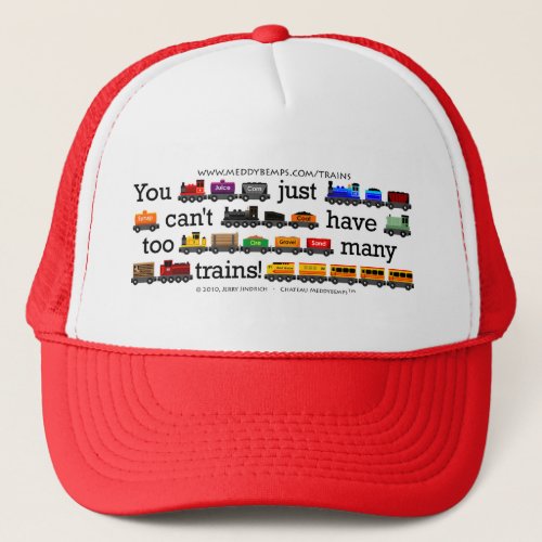 Too Many Trains Trucker Hat