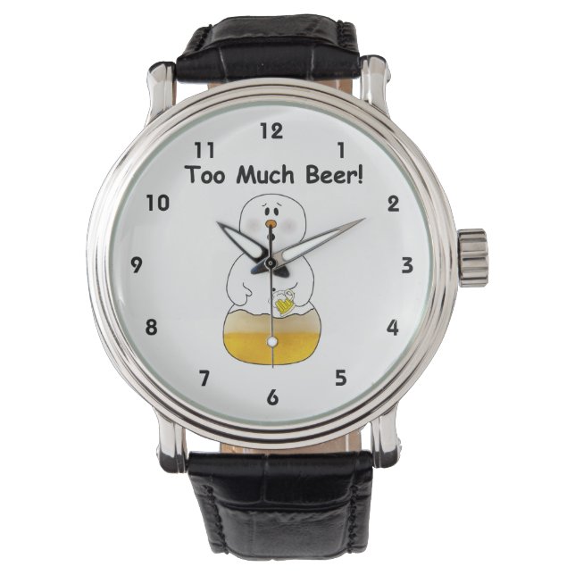 Too Much Beer Watch (Front)