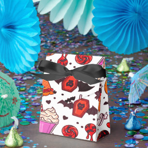 Too Much Candy For Dracula Funny Halloween Favor Boxes