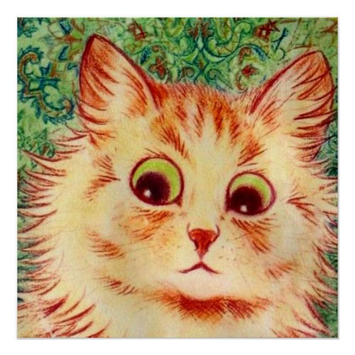 Too much catnip Glossy Poster