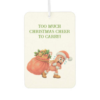Too much Christmas Cheer to Carry! Salami Air Freshener