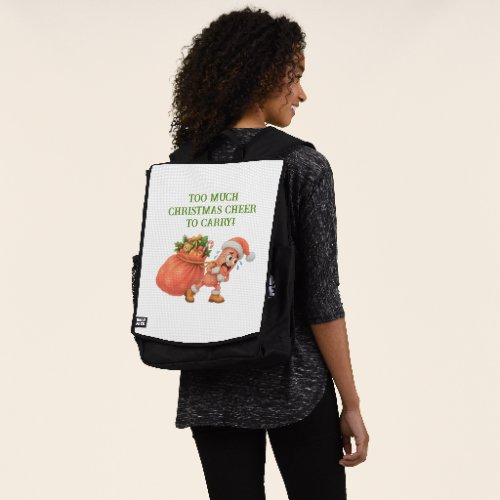 Too much Christmas Cheer to Carry! Salami Backpack
