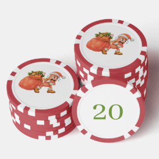 Too much Christmas Cheer to Carry! Salami Poker Chips