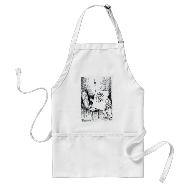 Too Much Coffee Adult Apron (Front)