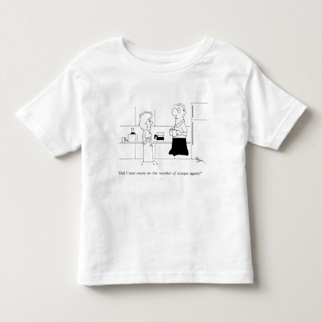 Too Much Coffee Toddler T-shirt (Front)