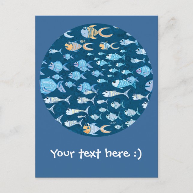 Too Much Fish postcard (Front)