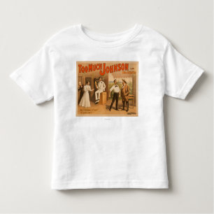 "Too much Johnson" - Two Men Fighting Theatre Toddler T-shirt