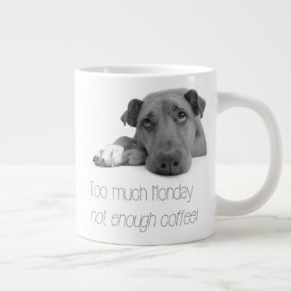 Too Much Monday, not Enough Coffee - Sleepy Dog
