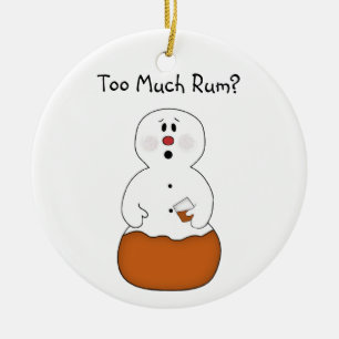 Too Much Rum Ornament