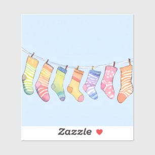 Too much socks sticker