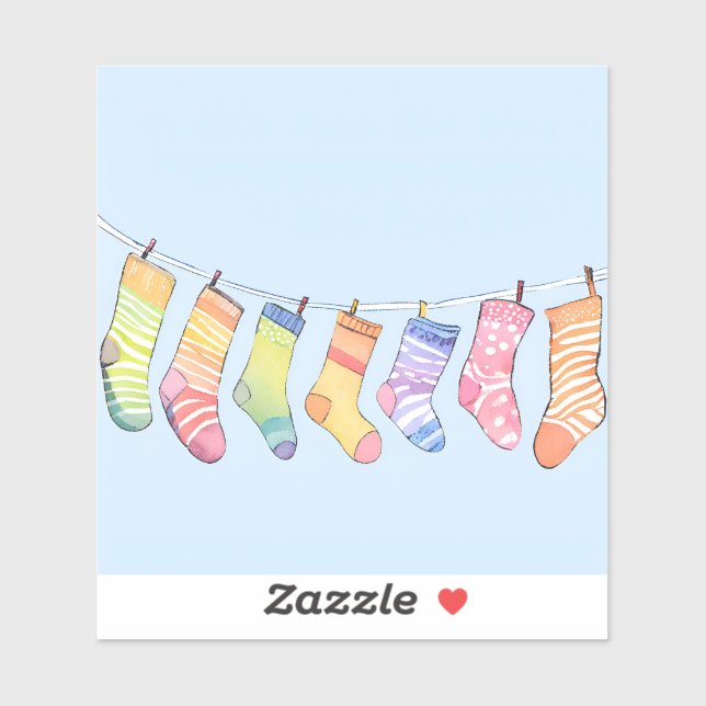 Too much socks sticker (Sheet)