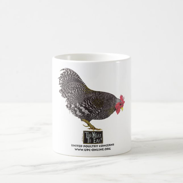 Too Neat To Eat! - Rooster Coffee Mug (Center)