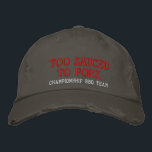 Too Sauced To Pork BBQ Hat<br><div class="desc">Hat for Too Sauced To Pork Championship BBQ Team</div>