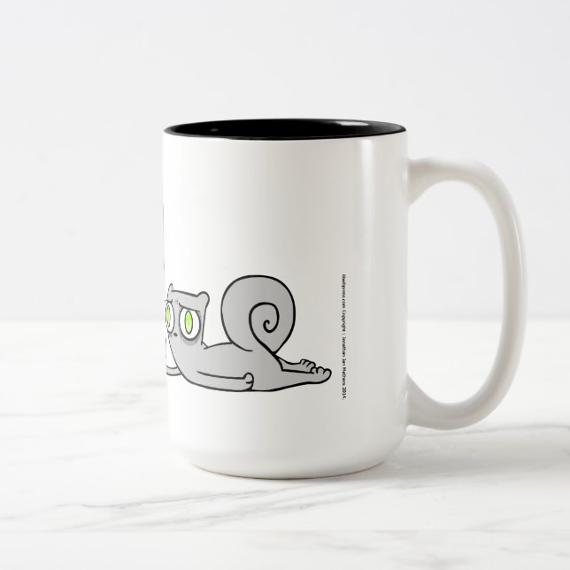 Too Tired To Care : Foamy The Squirrel Mug (Right)