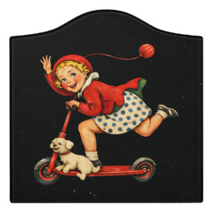 Toodaloo Cuntaroos Funny Sarcastic Retro Humor Door Sign