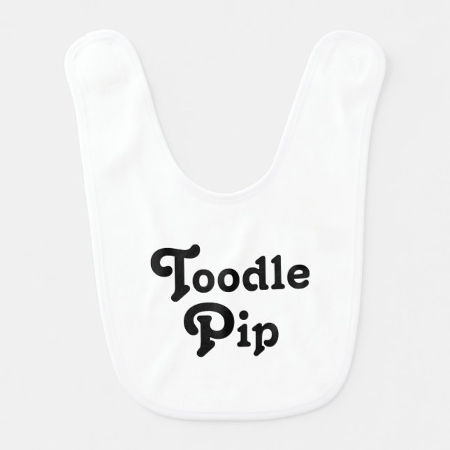 Toodle Pip Baby Bib (Front)