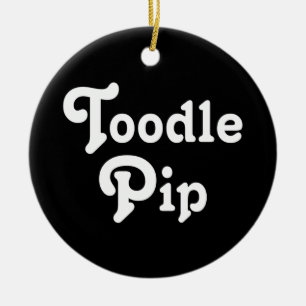 Toodle Pip Ceramic Ornament