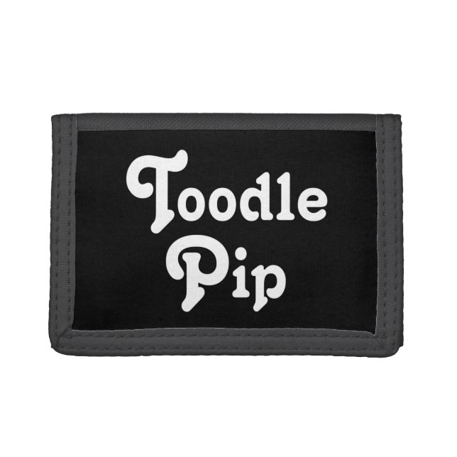 Toodle Pip Trifold Wallet (Front)