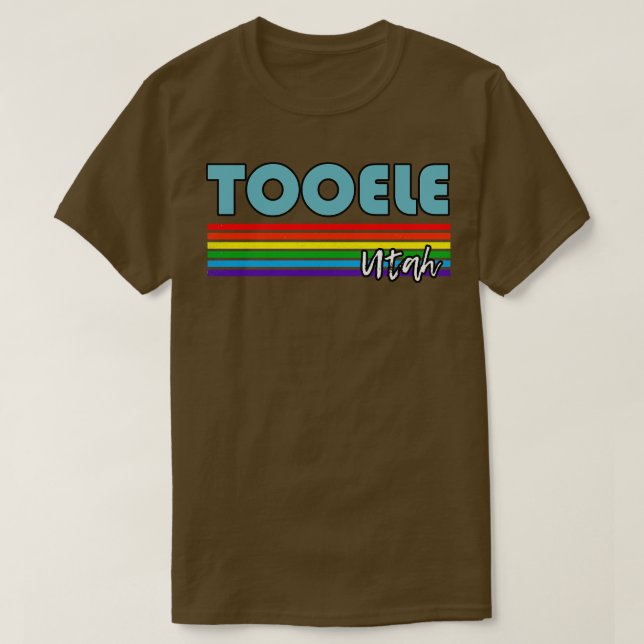 Tooele Utah Pride  Tooele LGBT Gift LGBTQ Supporte T-Shirt (Design Front)