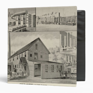 Toof's Laundry, Concord, NH 3 Ring Binder
