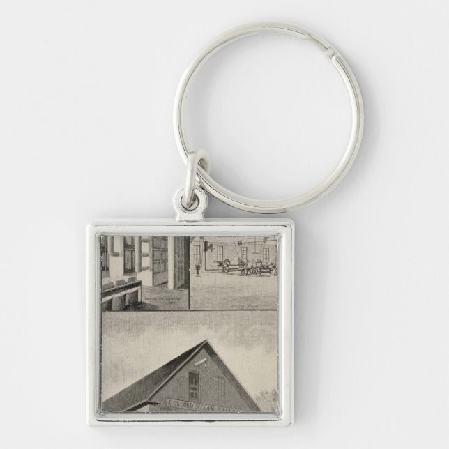 Toof's Laundry, Concord, NH Keychain (Front)