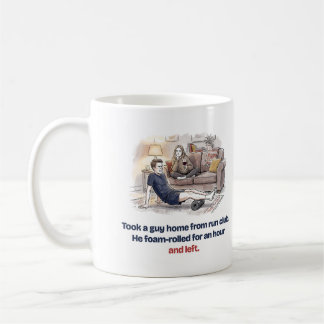 Took a Guy Home From Run Club Funny Runner Coffee Mug
