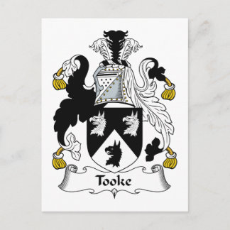 Tooke Family Crest Postcard