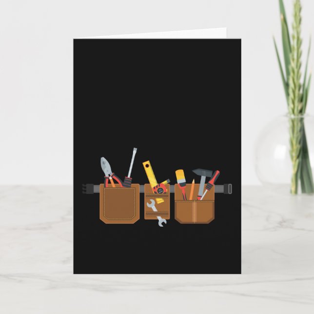 Tool Belt Craftsmen Do-it-yourselfers Card (Front)