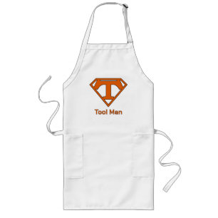 Tool Man Hero Fathers day Long Apron