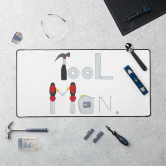 Tool Man, Tools in Color Desk Mat