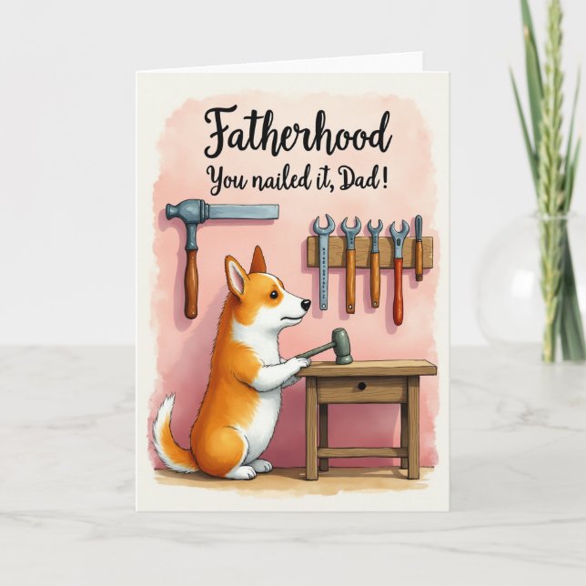 Tool Time Fathers Day Tribute Card (Front)