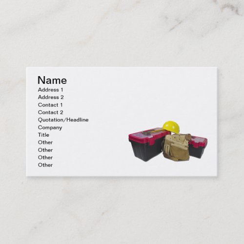 Toolboxes Tool Belt Hard Hat Business Card Templates