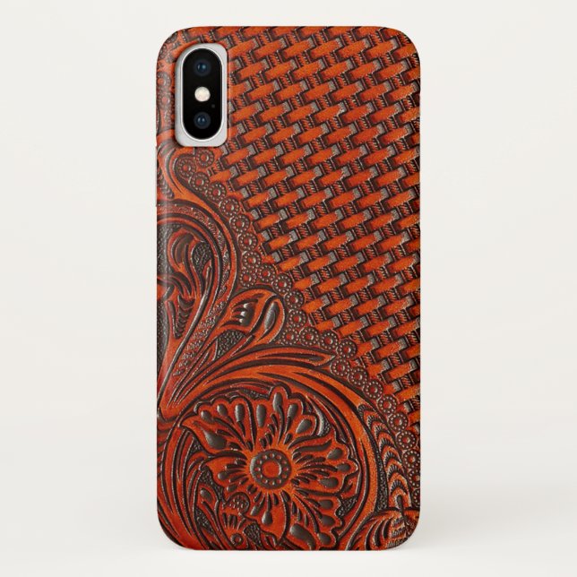 Tooled leather case (Back)