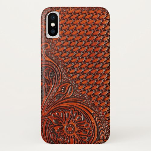 Tooled leather case