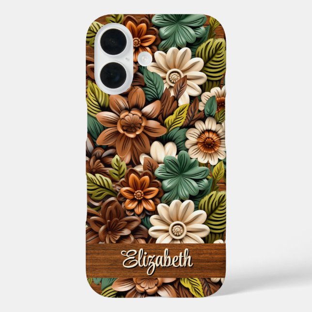 Tooled Leather Case-Mate iPhone Case (Back)