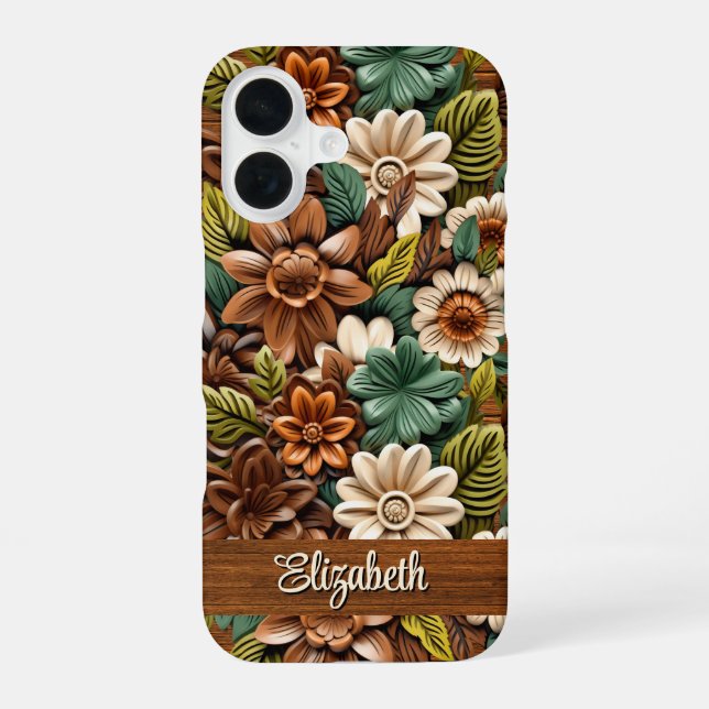 Tooled Leather Iphone Case (Back)