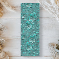 Tooled Leather Look Turquoise Book Lover gift Bookmarks