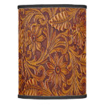 Tooled Leather Print Western Lamp Shade