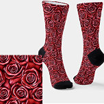 Tooled Pink Leather Effect Roses Socks<br><div class="desc">Tooled Pink Leather Effect Roses Socks - - Images are mirrored for symmetry when being worn - - see more great sock designs in my store.</div>