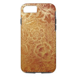 Tooled Western Leather Southwestern Amber Brown Iphone 8/7 Case at Zazzle