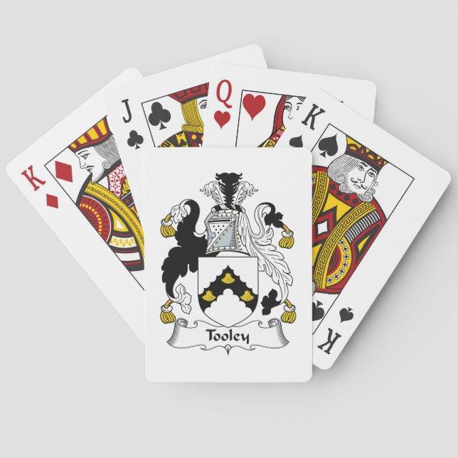 Tooley Family Crest Poker Cards (Back)