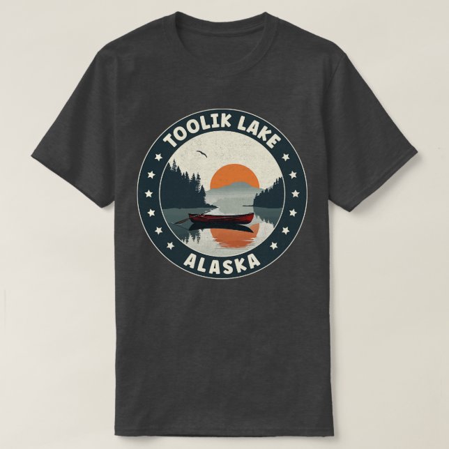 Toolik Lake Alaska Sunset TShirt (Design Front)